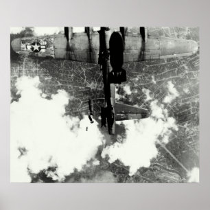 Poster 2ÈME GUERRE MONDIALE B-17 Friendly Fire Incident n