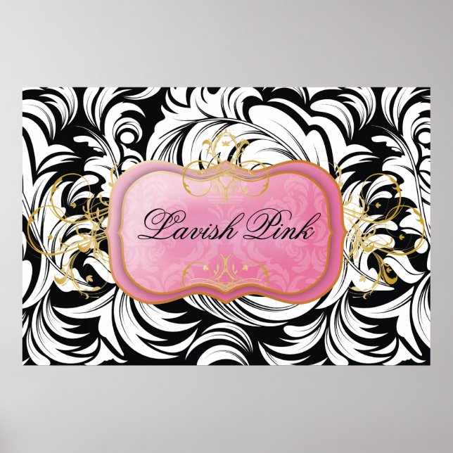 Poster 311-Lavish Pink Plate (Devant)