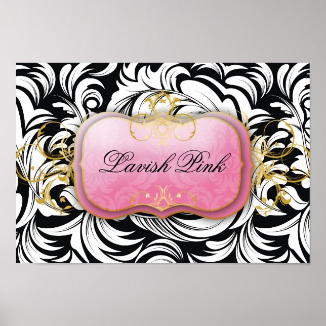 Poster 311-Lavish Pink Plate (Devant)