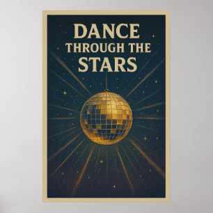 Poster 32, Through the Stars, Art Vintage