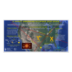Poster 3 Grands Éclipses Américains Alef Tav Jugement