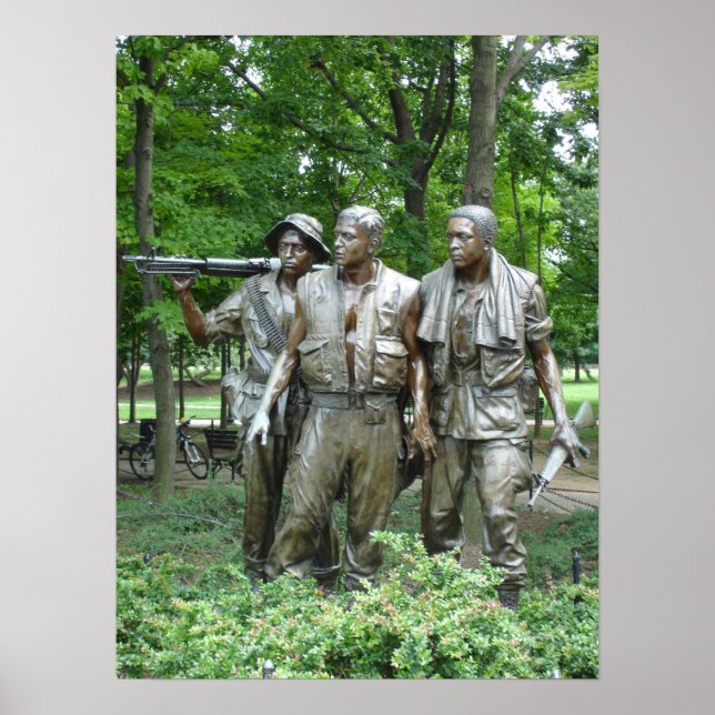 Poster 3 hommes de combat (Devant)