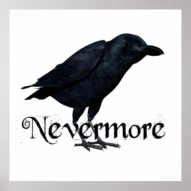Poster 3D Nevermore Raven (Devant)