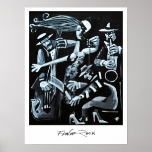 Poster 45,72x60,96cm : Jazz de Flavio Rossi