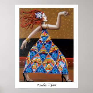 Poster 45,72x60,96cm : Une Dama de Flavio Rossi
