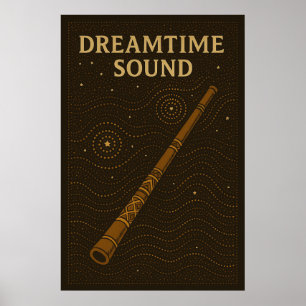 Poster 46, Dreamtime Sound, Art Vintage