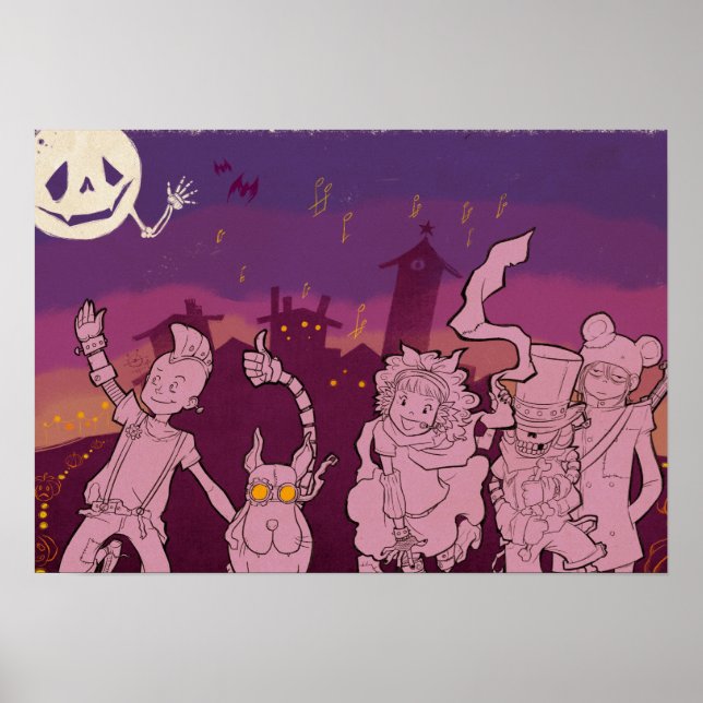 Poster 4 Petits monstres - Musique nocturne (Devant)