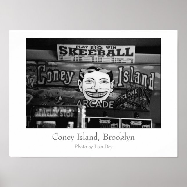 Poster '50c Skeeball' (Devant)