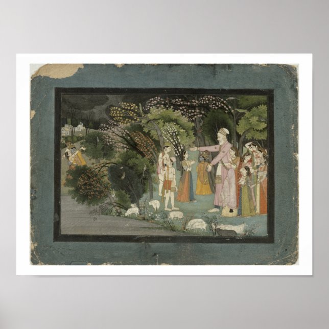 Poster 51.207/28 Nanda demandant à Radha d'escorter Krish (Devant)