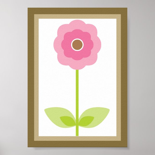 Poster 5X7 Berry Garden Flower Wall Art (Devant)