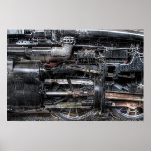 Poster 611 - NW - Classe J - Vapeur 4-6-4 - Roues