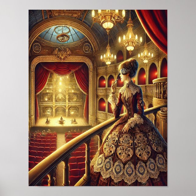 Poster 6 Steampunk, Patron de l'Opéra Mécanique (Devant)