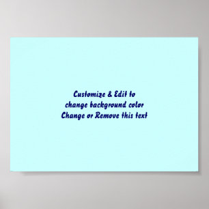 Poster 7" X 5" Vierge ajoutez votre image et votre