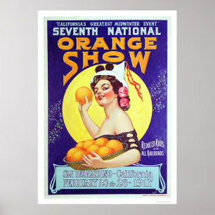 Poster 7e National Orange Show 1917
