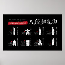 Poster 8 Brocades Ba Duan Jin QiGong