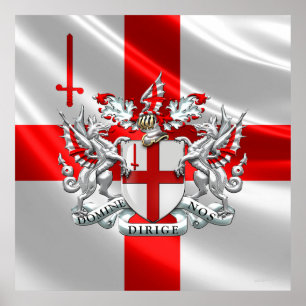 Poster [900] City of London - Armoiries