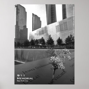Poster 911 Memorial NYC 18x24 BW5