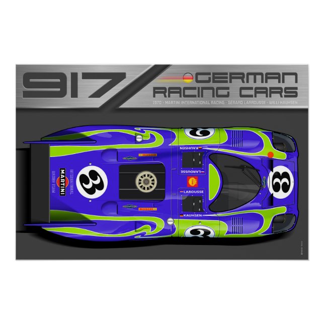 Poster 917 No.3 Hippie Car (Devant)