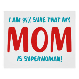 Poster 99% Superwoman