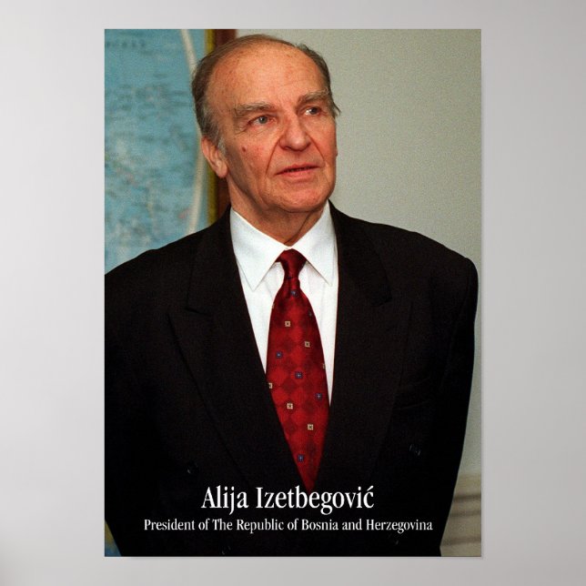 Poster A3 - Alija Izetbegovic (Devant)