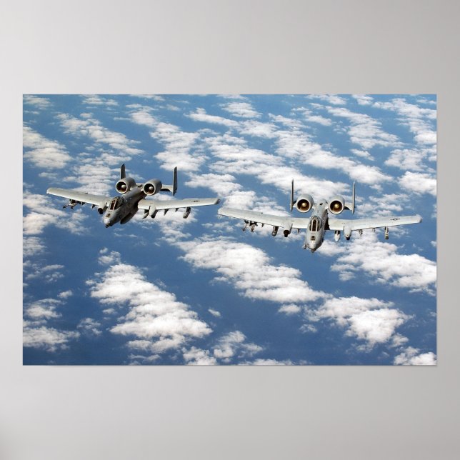 Poster A-10 coup de foudre II (Devant)