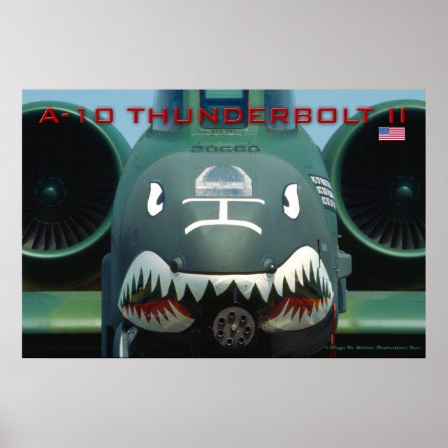 Poster A-10 Thunderbolt (Devant)