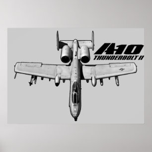 Poster A-10 Thunderbolt II