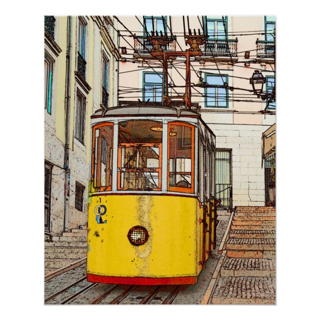 Poster A Bica de Duarte Belo - Lisboa (Devant)