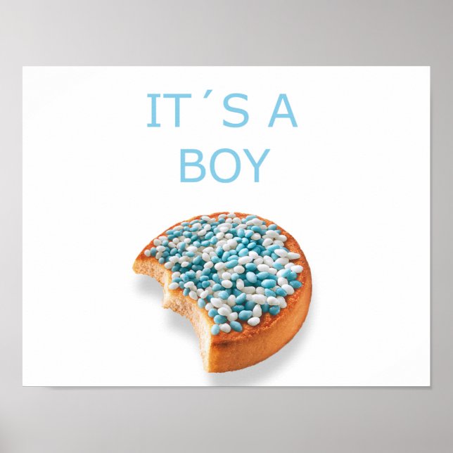 Poster .a boy is born (Devant)