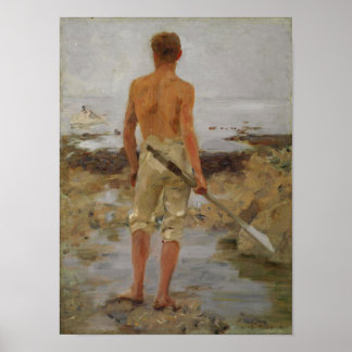 Poster A Boy with an Oar