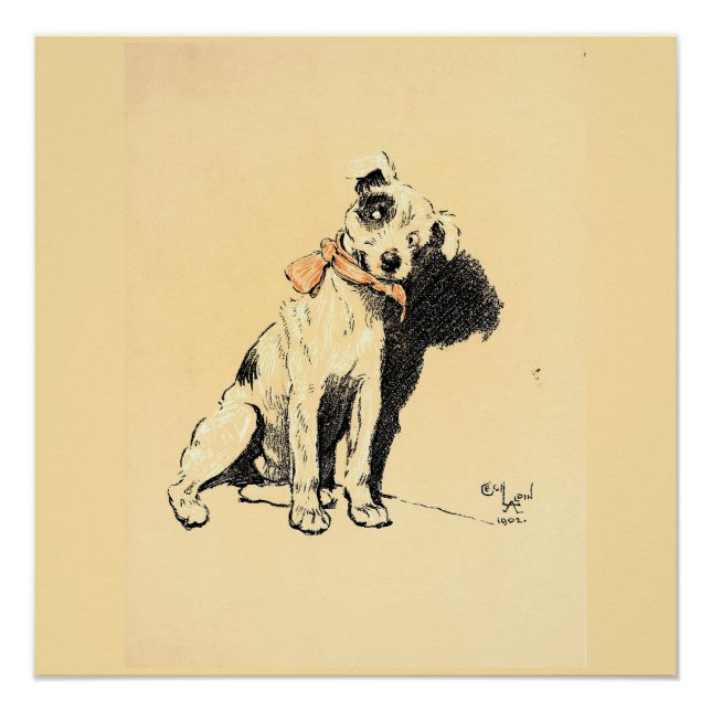 Poster A Dog Day Pl 02 (1902) Cecil Charles Windsor (Devant)