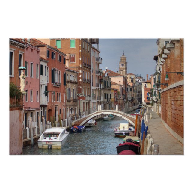 Poster A Dorsoduro, Venise Italie (Devant)