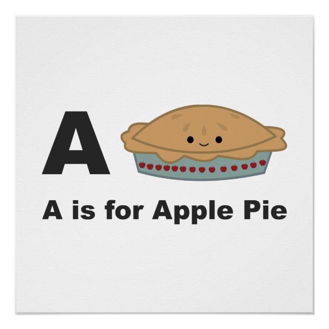 Poster A est pour Apple Pie (Devant)