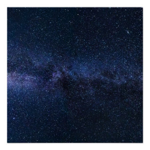 Poster A galaxy of stars in the night sky
