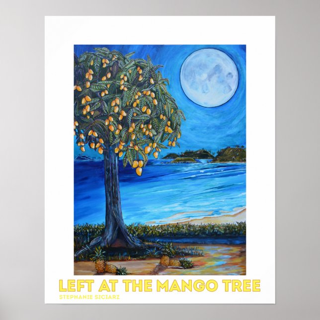 Poster À Gauche À L'Affiche De L'Arbre Mango (Devant)