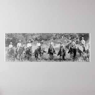 Poster "A Group Of Texas Cowboys"