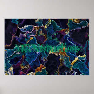 Poster à huile