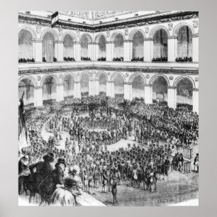 Poster À la Bourse de Paris, 1846