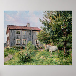Poster À la ferme, 1889