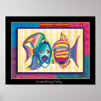 Poster à la pêche