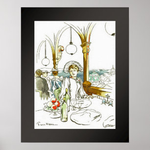 Poster A la Tour Eiffel ~ Tour Eiffel ~ Pierre Vidal