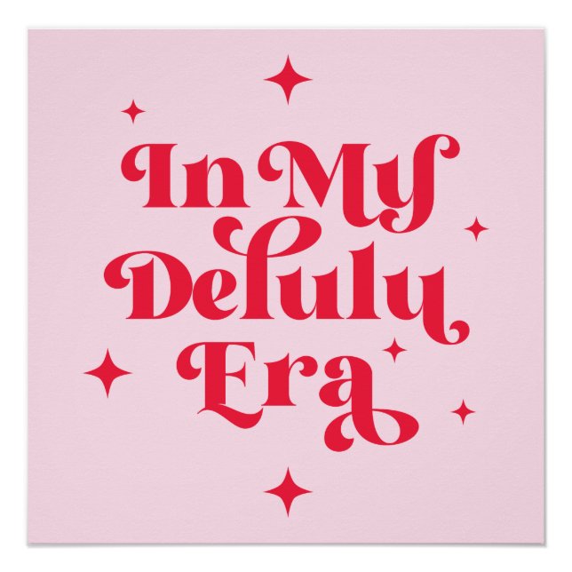 Poster À l'ère de mon Delulu (Devant)