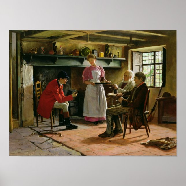 Poster À l'intérieur des armes Lygon, Broadway, 1896 (Devant)