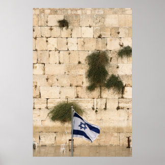 Poster A Man Praying at the Western Wall