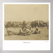 Poster "A Mumblety Peg Game"