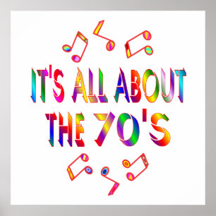Poster À propos de la les années 70