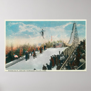 Poster A Ski Tournament Jump