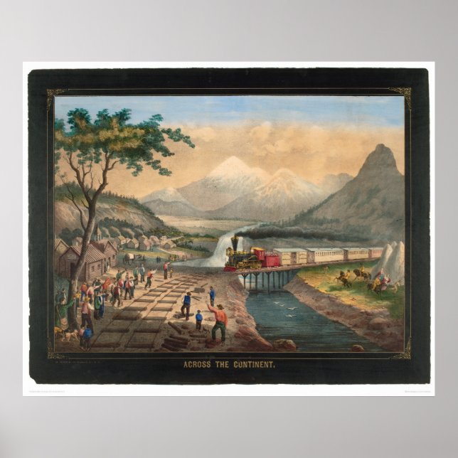 Poster À travers le continent (0005A) (Devant)