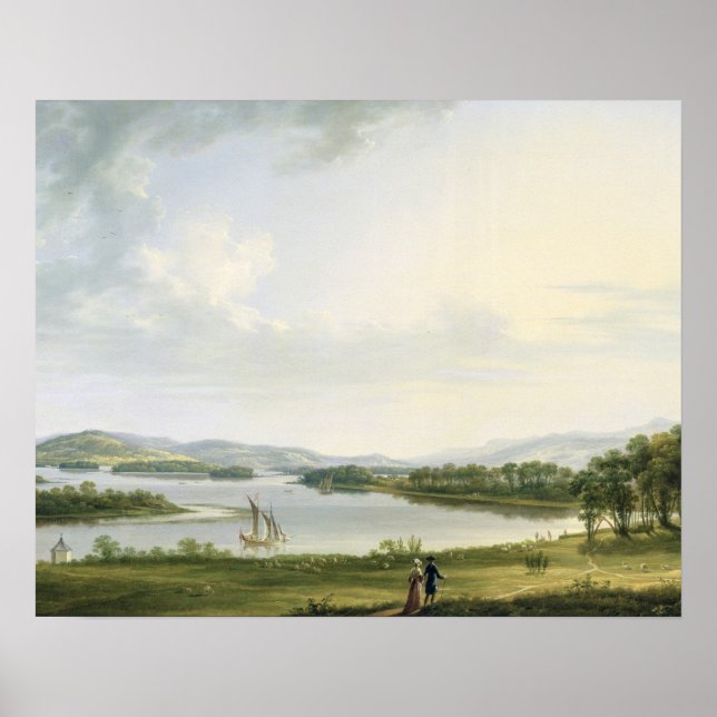 Poster A View of Knock Ninney and Part of Lough Erne from (Devant)