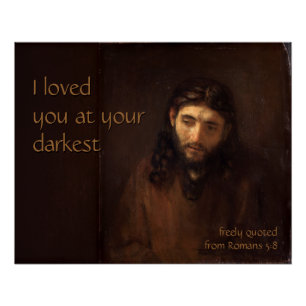 Poster À votre plus sombre CC0519 Rembrandt Jesus